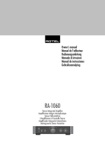 Rotel-RA-1060 - Owners manual 